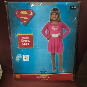 Halloween Supergirl Child Costume New with tag Size Small